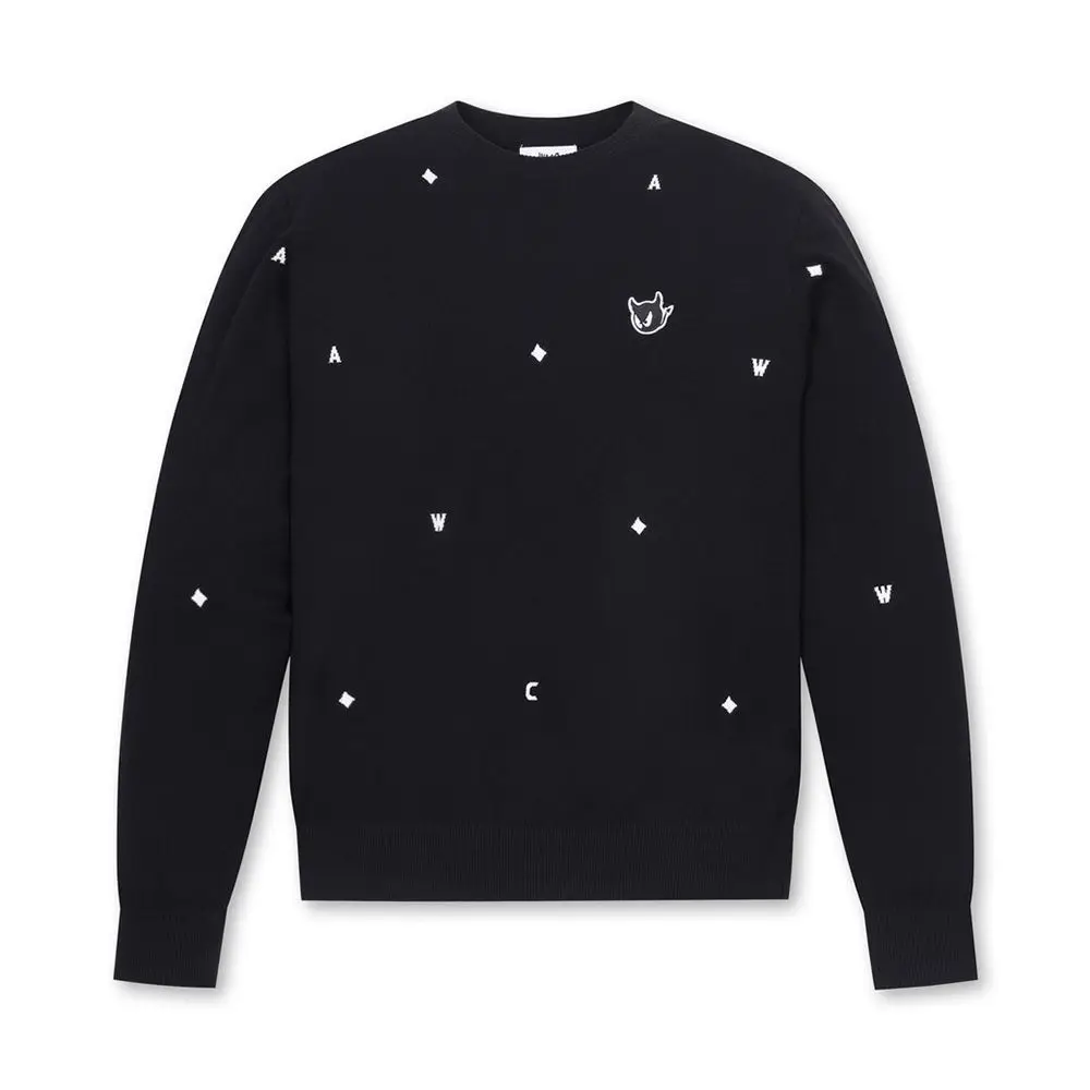 سترة جولف فاخرة للرجال - بلوزة محبوكة بأكمام طويلة قابلة للتنفس للدورة والنوادي، طراز متطور #1