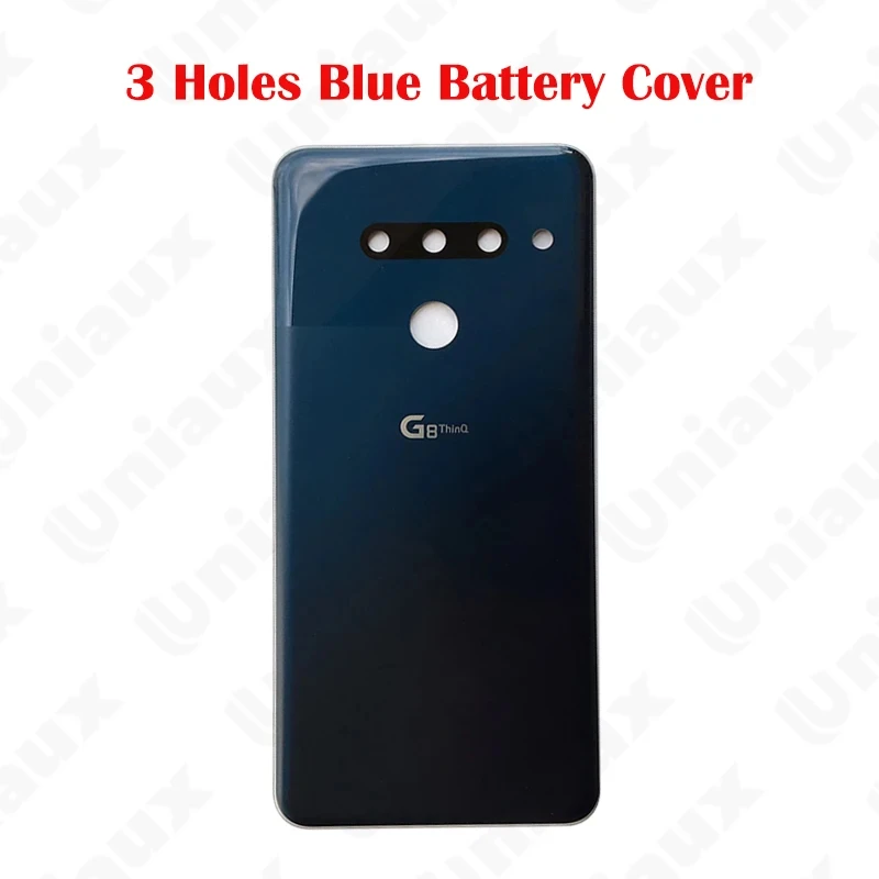 Back Glass For LG G8 ThinQ G820N G820QM G820V G820UM Back Battery Cover Door Rear Housing Case With Adhesive With Logo