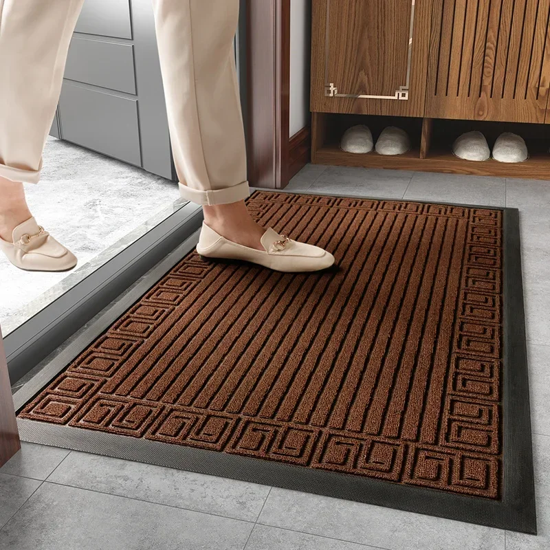 Rubber Anti-skid Mat, Entrance Door, Balcony, Outdoor Dustproof Carpet, Durable, High Elasticity, and Wear-resistant Carpet