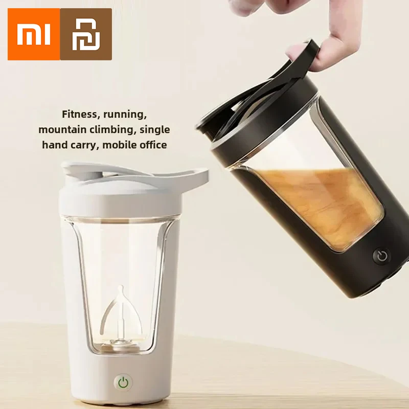 Xiaomi 450ml Electric Automatic Mixing Cup Portable Whey Protein Shaker Bottle Battery Powered Fully Automatic Stirring Cup