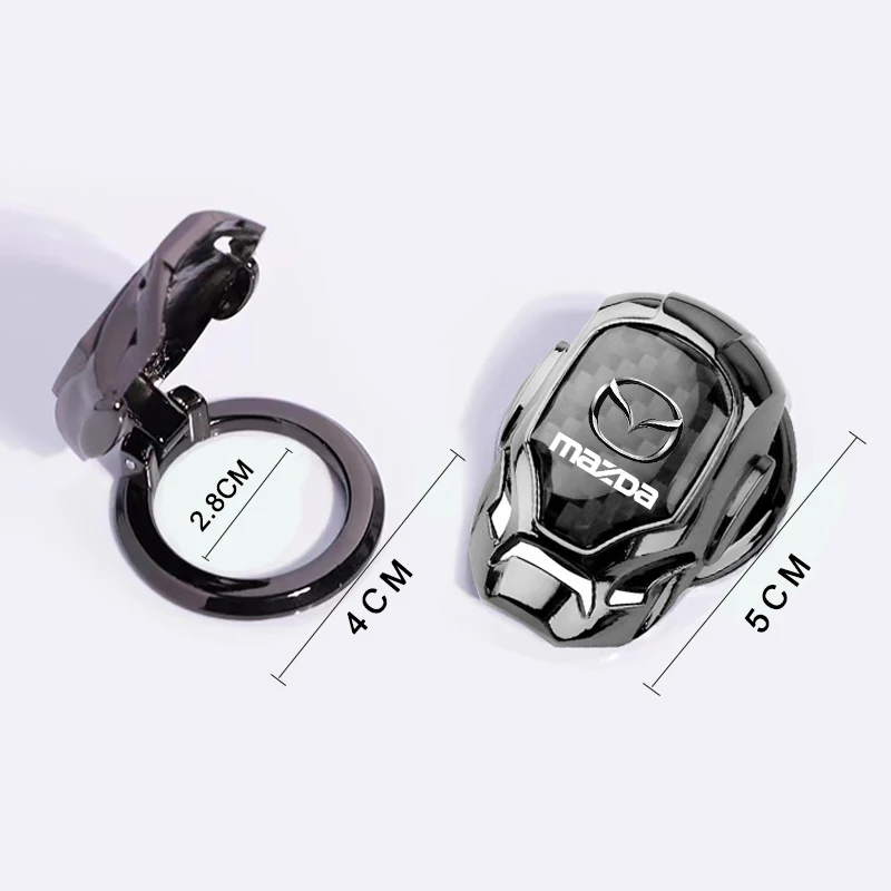 1Pcs Car One-Click Start Buttons Protective Cover Decoration For Mazda 2 3 6 CX-3 CX-5 CX-8 MX-30 MX-5 BT-50 ATENZA ATENZA R360