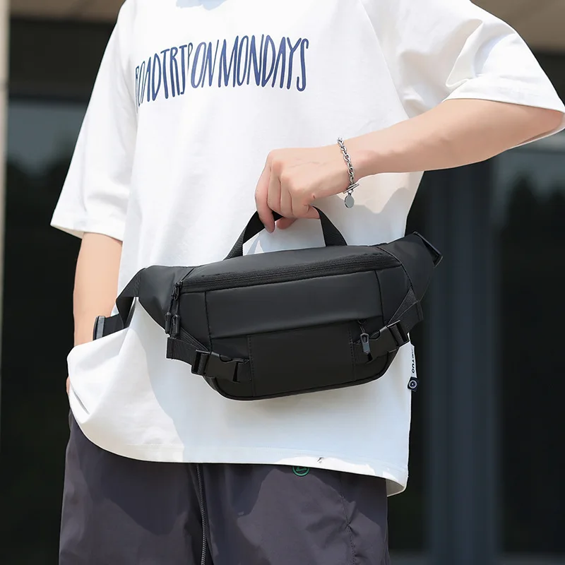 

Мужская спортивная функциональная поясная сумка, многофункциональная сумка через плечо, нагрудная сумка, водонепроницаемый рюкзак из мембраны на плечо