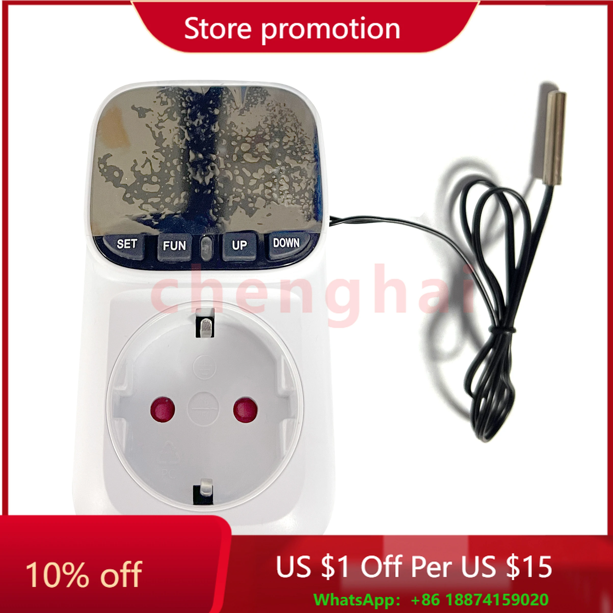 

Popular Digital 220V Plug in Thermostat Oven Socket