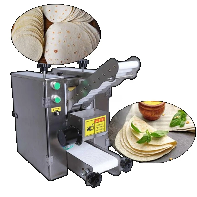 Máquina automática para hacer tortitas delgadas, máquina para hacer tortillas de harina, roti eléctrico, industria alimentaria