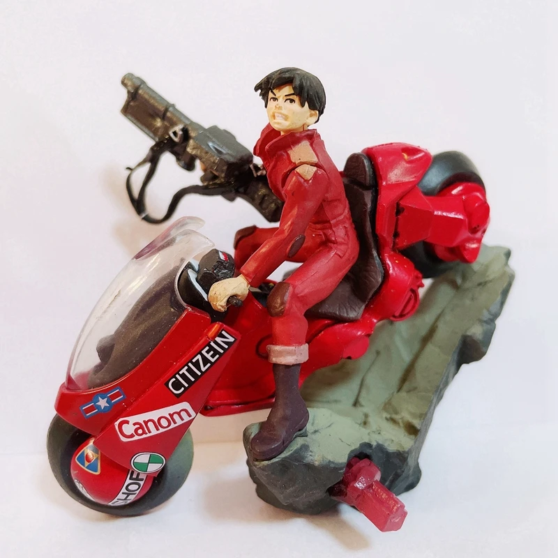 Mini Q Version AKIRAS Series Doll Action Figure P3P4 Motorcycle Shotaro Kaneda Peripherals Model Toy Ornaments