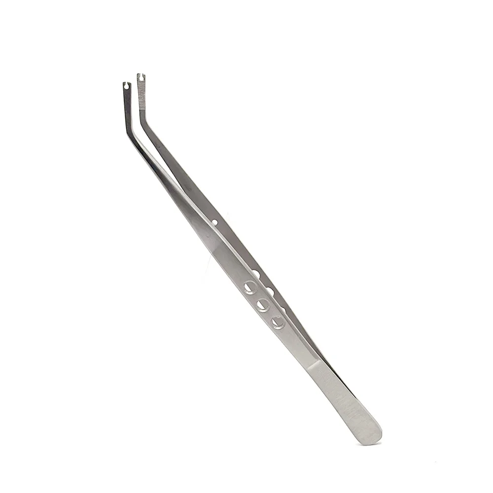 Хирургические пинцеты с зубчатым кончиком из нержавеющей стали для сшивания хлопка и перевязок Медицинские щипцы для колледжа для стоматологического использования