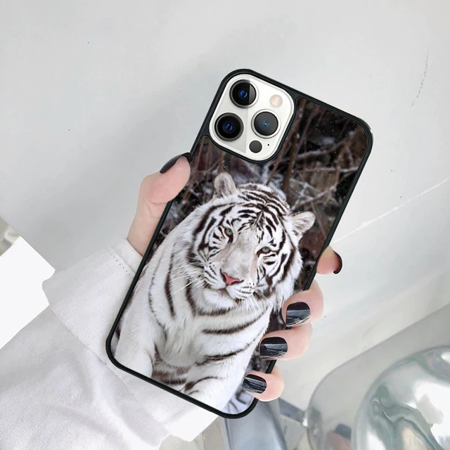 Animal White Tiger Pattern Phone Case Cover For iPhone 17 Air 16