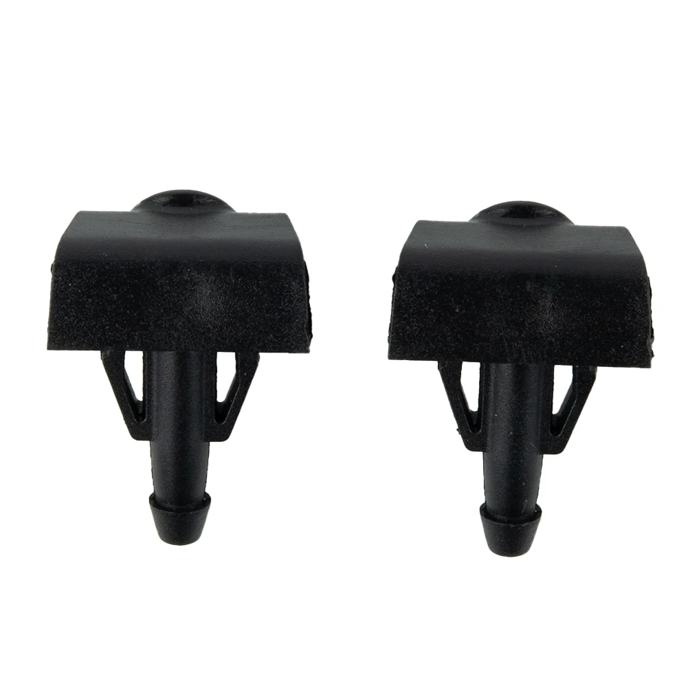 Windshield Washer Nozzles Plastic Metal 1 Hole Brass Auto Accessories Black New For Nissan TIIDA Washer Sprayer