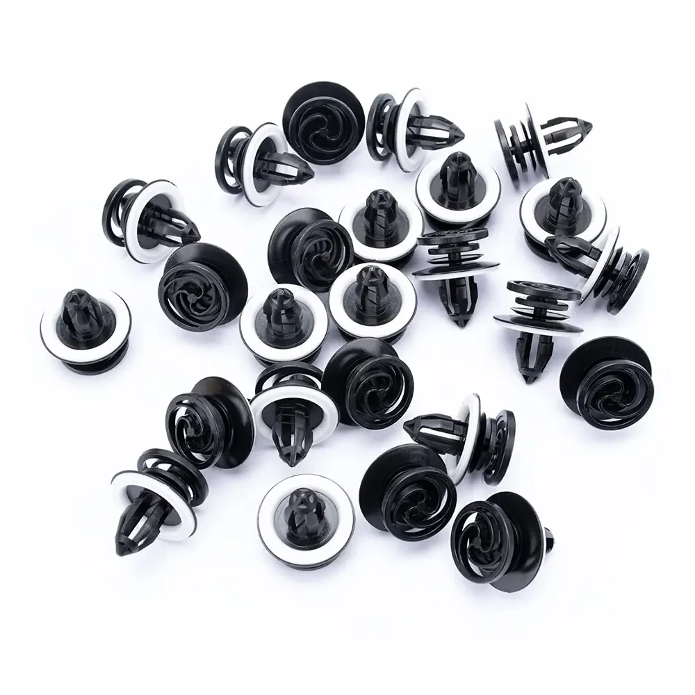 10x Car Door Sealer Fastener Clips Car Door Trim Panel Rivets Fastener Push Retainer Clip Auto Interior for Audi SEAT VW SKODA