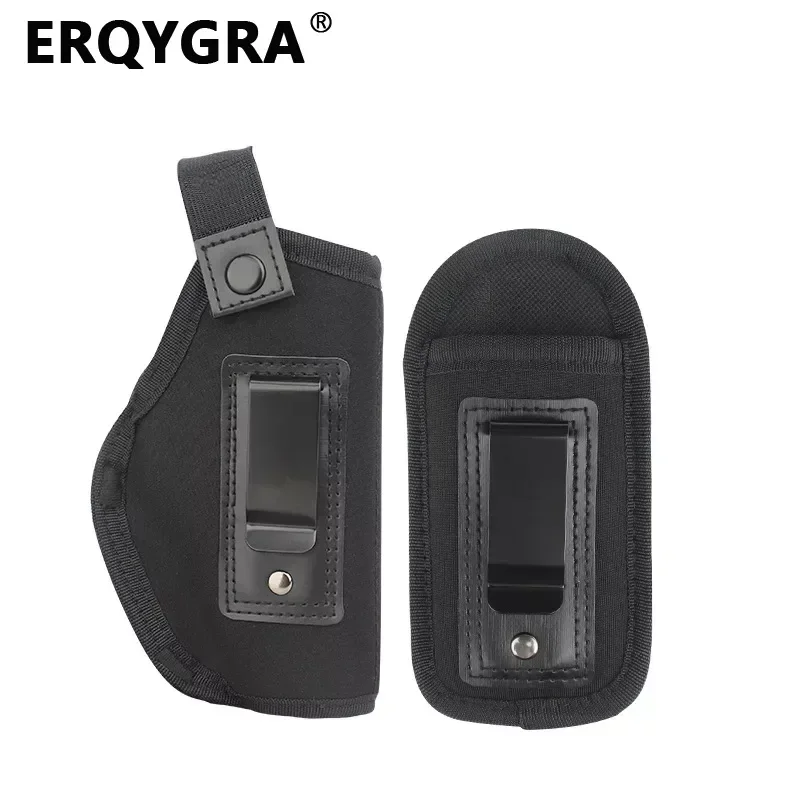 

ERQYGRA Tactical Hunting Universal Holster Suit Concealed Belt Metal Clip IWB Molle Pouches System Accessories Waist Bag Outdoor