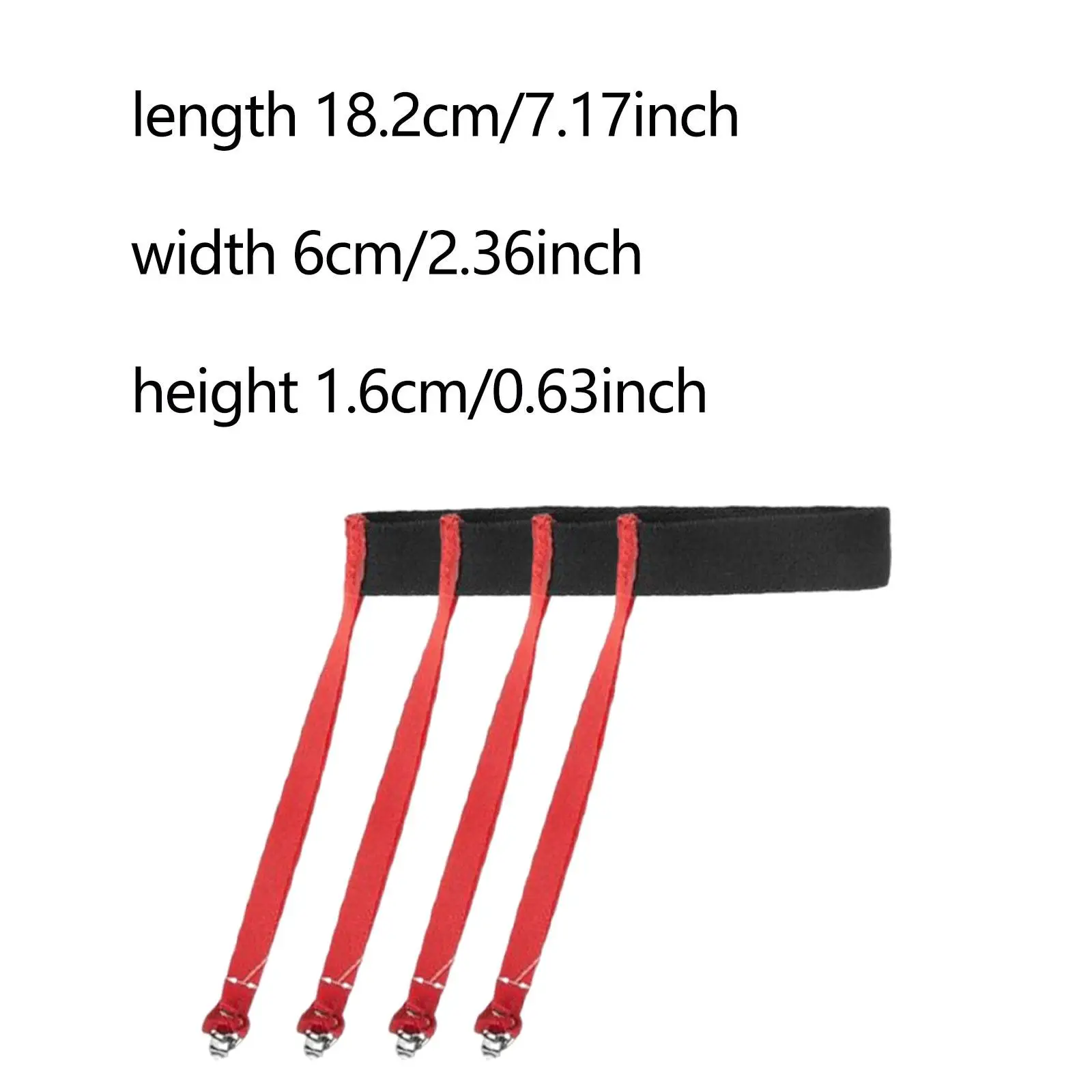 

Ski Glove Leash Straps with Metal Clips Multipurpose Retention Bands for Skiing and Snowboarding