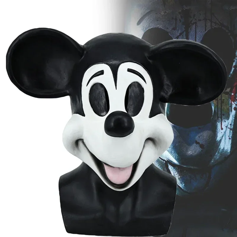

New 2026 Movie The Mouse Trap Cosplay Mask Adult Terror Killer Masks Terrifying Full Face Latex Helmet Halloween Prop