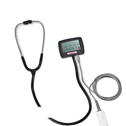 Digital visiual stethoscope with LCD for ECG display,ECG machine