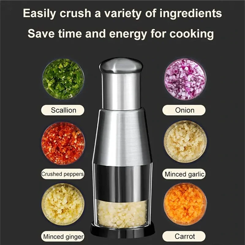 2025 Trendgarlic Press Multifunctional Manual Garlic Cutter For Mincing Garlic