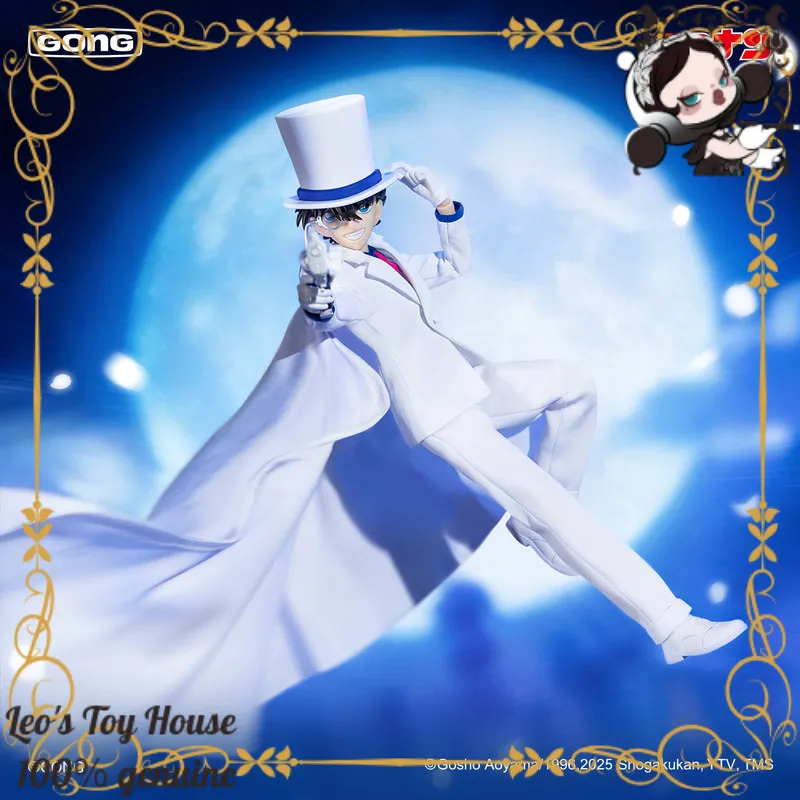 

POP MART GONG Кайто Кид: Фигурка с тканевым телом | Фигурка Кайто Кида | Мерч по мотивам «Детектива Конана»