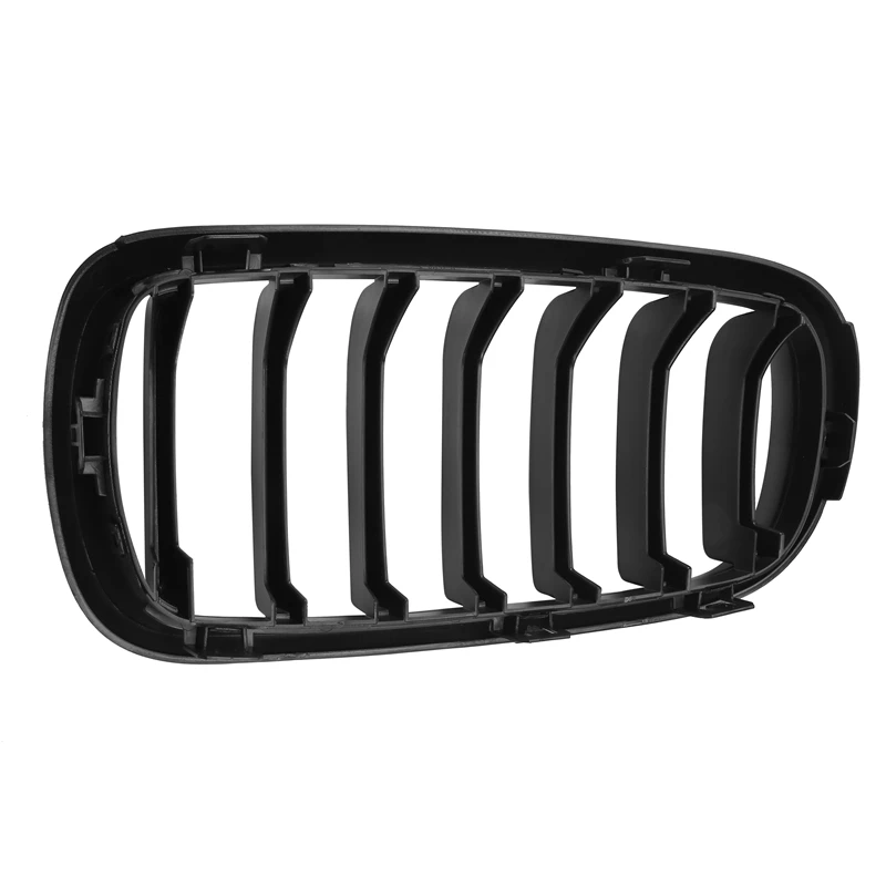 1 Pair Car Front Bumper Kidney Grilles Middle Net Grille For-BMW X5 F15 F16 X6 F85 F86 X5M X6M 2014-2018