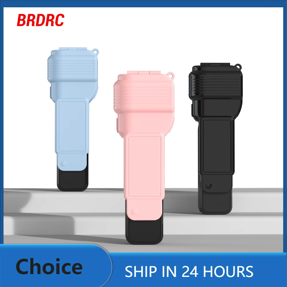BRDRC Pocket 4 Lens Screen Protective Case Hard Case for DJI Osmo Pocket 4 Accessories Portable Scratch-resistant Flip Cover