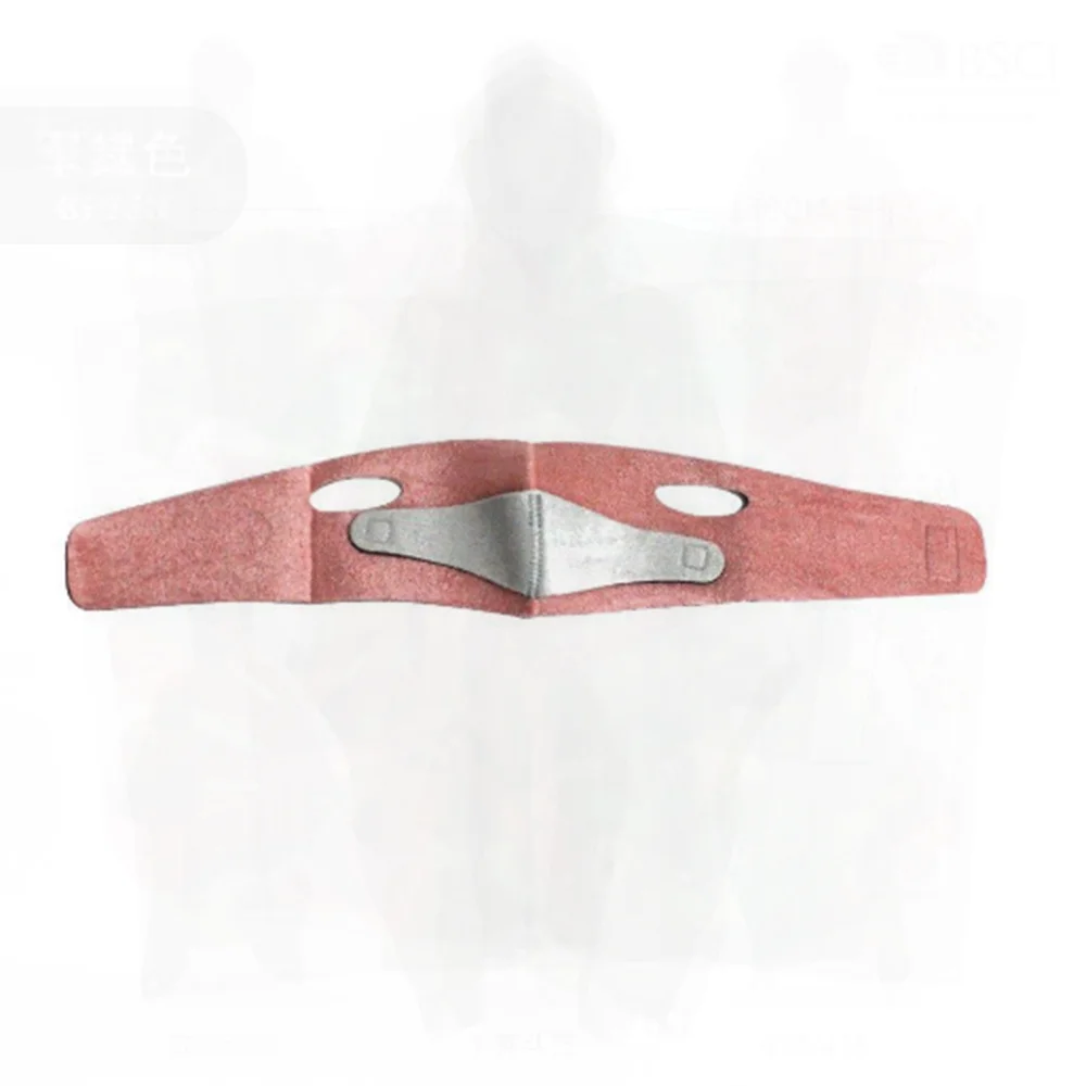 V-Face Maschera Fasciatura Viso Dimagrante E Sollevamento Tessuto in Fibra Elastica Verde Arancione Rosa Strumento di Bellezza di Dimensioni Regolari per il Viso