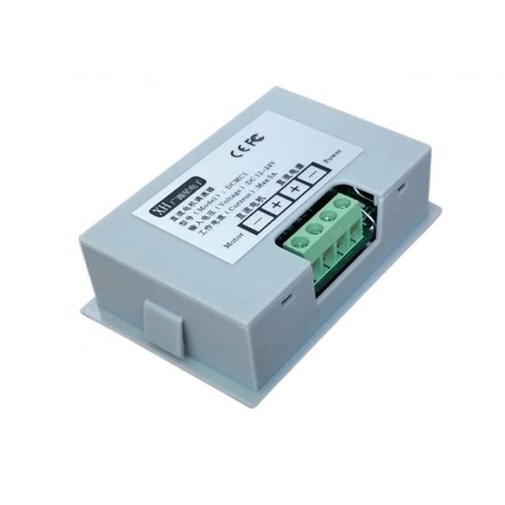 

Digital DC Motor PWM Stepless Speed Control Switch DC12-30V Motor Speed Governor High Efficiency 5A Brush Motor Speed Regulator