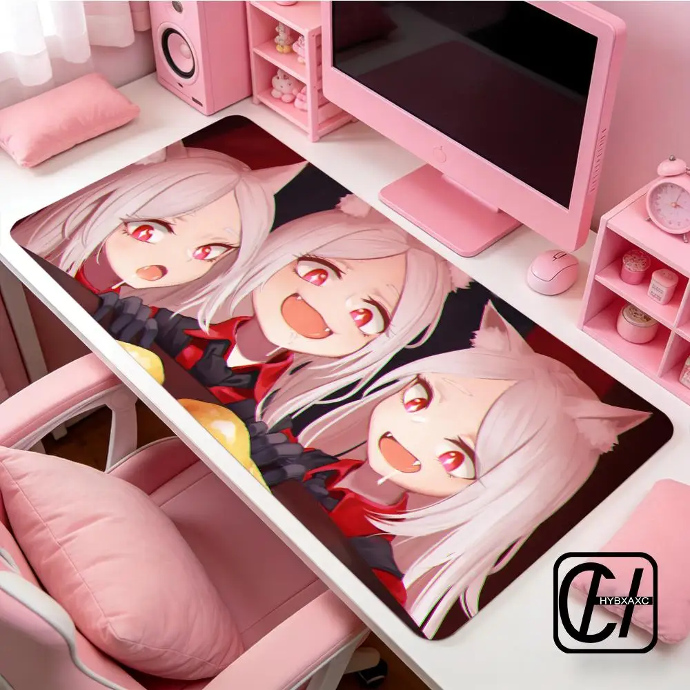 Speed Helltaker Mouse Pad 90x40CM Non-Slip Gaming Mouse Pad Gamer E-Sports Mouse Mat Game Mechanical Keyboard XXL Desk Mat