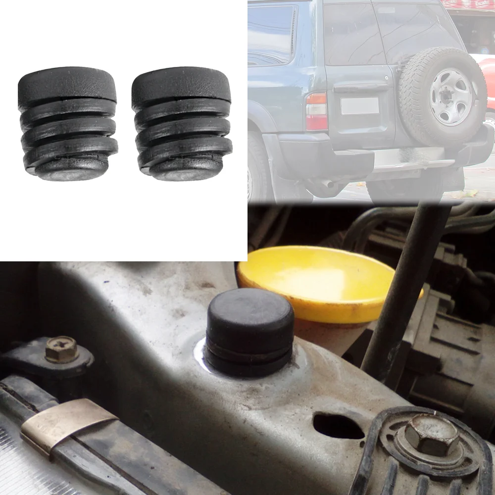 2X For Nissan Patrol Y61 1998 - 2008 2009 2011 2012 2013 2014 Car Bumper Bonnet Rear Trunk Lid Rubber Mounting Trim Bush Buffer