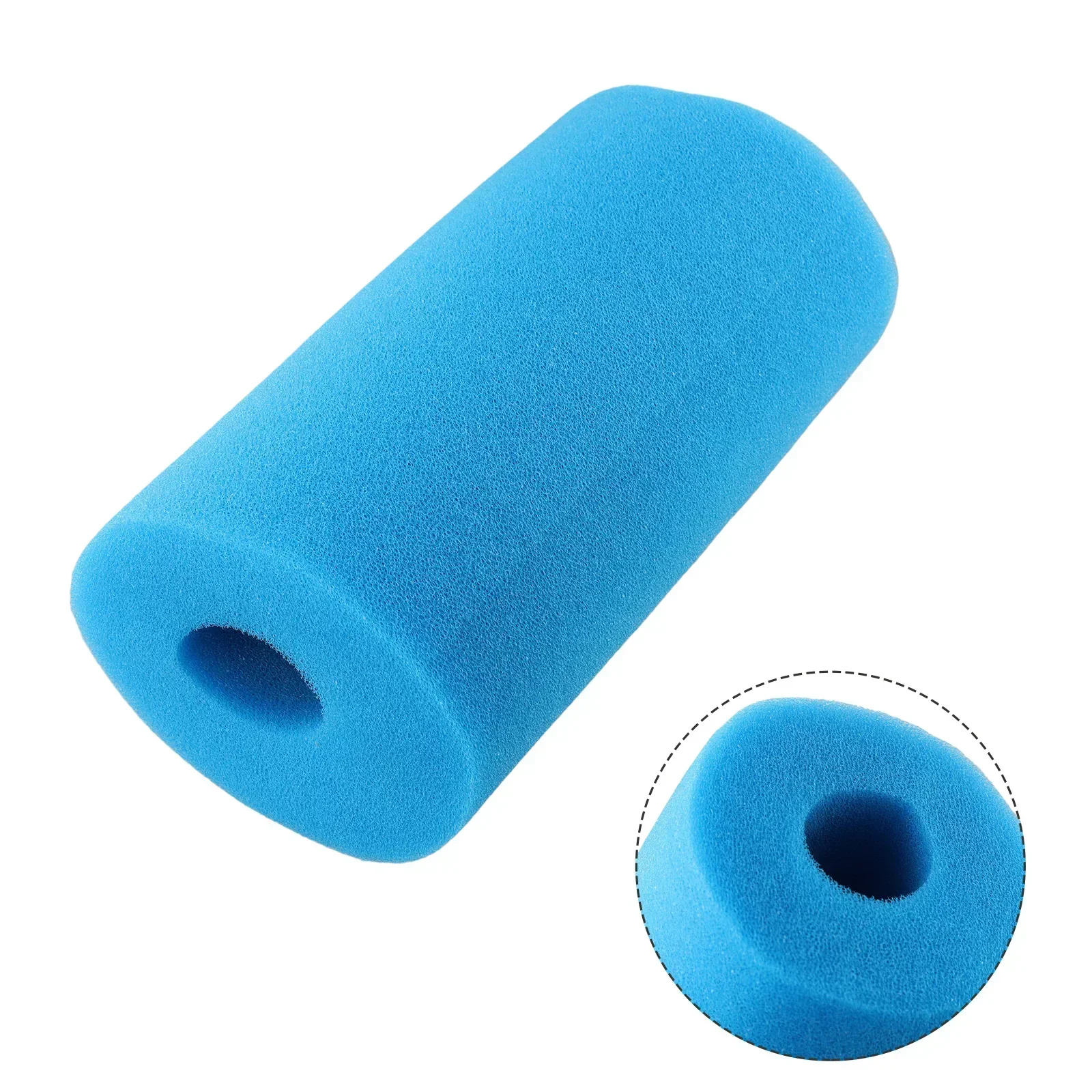 

1pcs Sponge Reusable Washable Swimming-Pool Filter Foam Sponge Cartridge For Intex Type B 14.5*4.5*25.4cm Blue