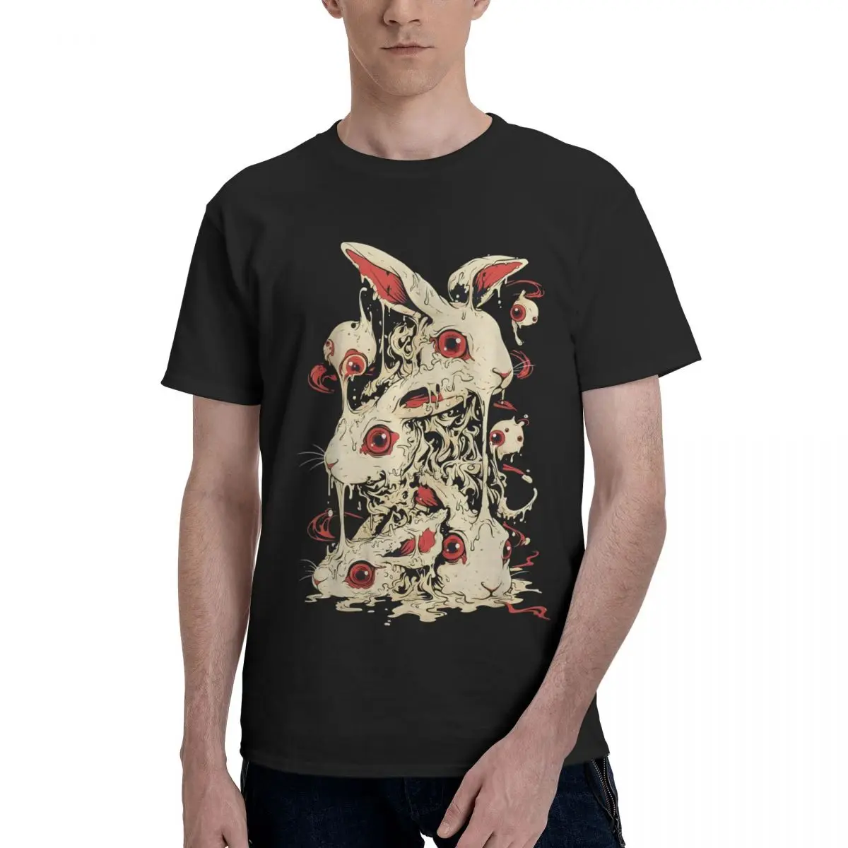 Creepy Bunny Meltdown Movement Title Unique Tshirt Top quality Home USA Size