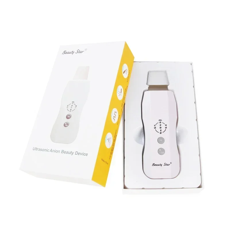 เครื่องขัดผิวหนังลึกอัลตราโซนิกเครื่องมือความงามสำหรับทำความสะอาดรูขุมขนอย่างล้ำลึกกำจัดสิวหัวดำเครื่องมือปอกผิวหน้า