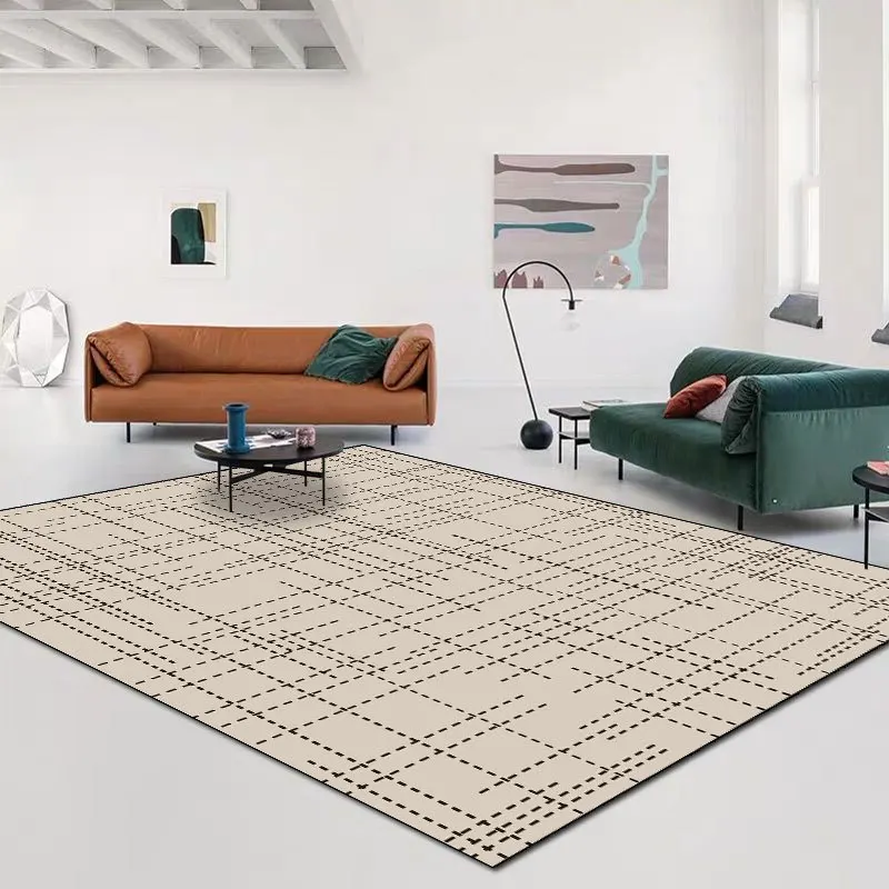 

Bubble Kiss Modern Home Decor Carpets for Living Room Geometric Line Pattern Bedside Area Rug Customized Bedroom Soft Carpet