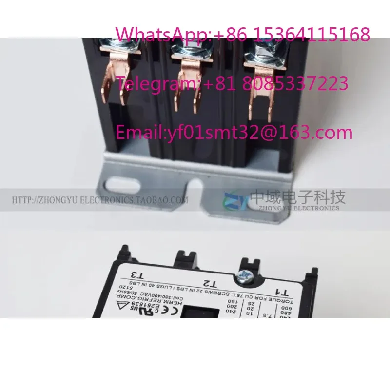 HLC-3XW04BBC Air Conditioner Definite Purpose Contactor 3 Pole 40A Coil 380VAC Three Phase AC Contactor