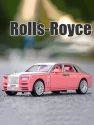 1/32 Rolls-Royce Phantom Car Model Toy Metal Die-casting Vehicles Pull Back Sound Light 6 Door possono essere aperti modelli per il regalo del ragazzo