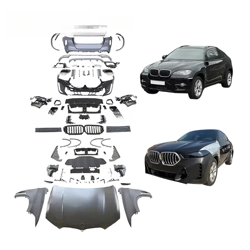 Modification High Quality X6 E71 Upgrade to G06 Design Car Bumpers Fender Bodykit for X6 E71 2008-2014 Body K