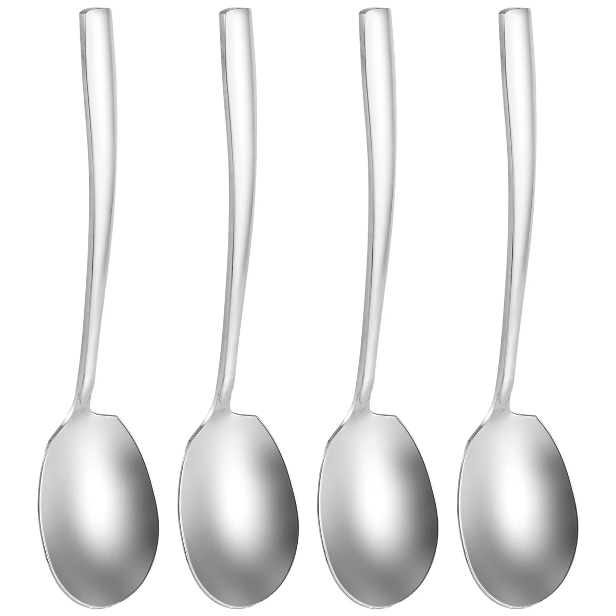 

Large Serving Spoon,Set of 4 Stainless Steel Large Serving Spoon,Mirror Finish for Elegant Buffet Banquet Party Holiday