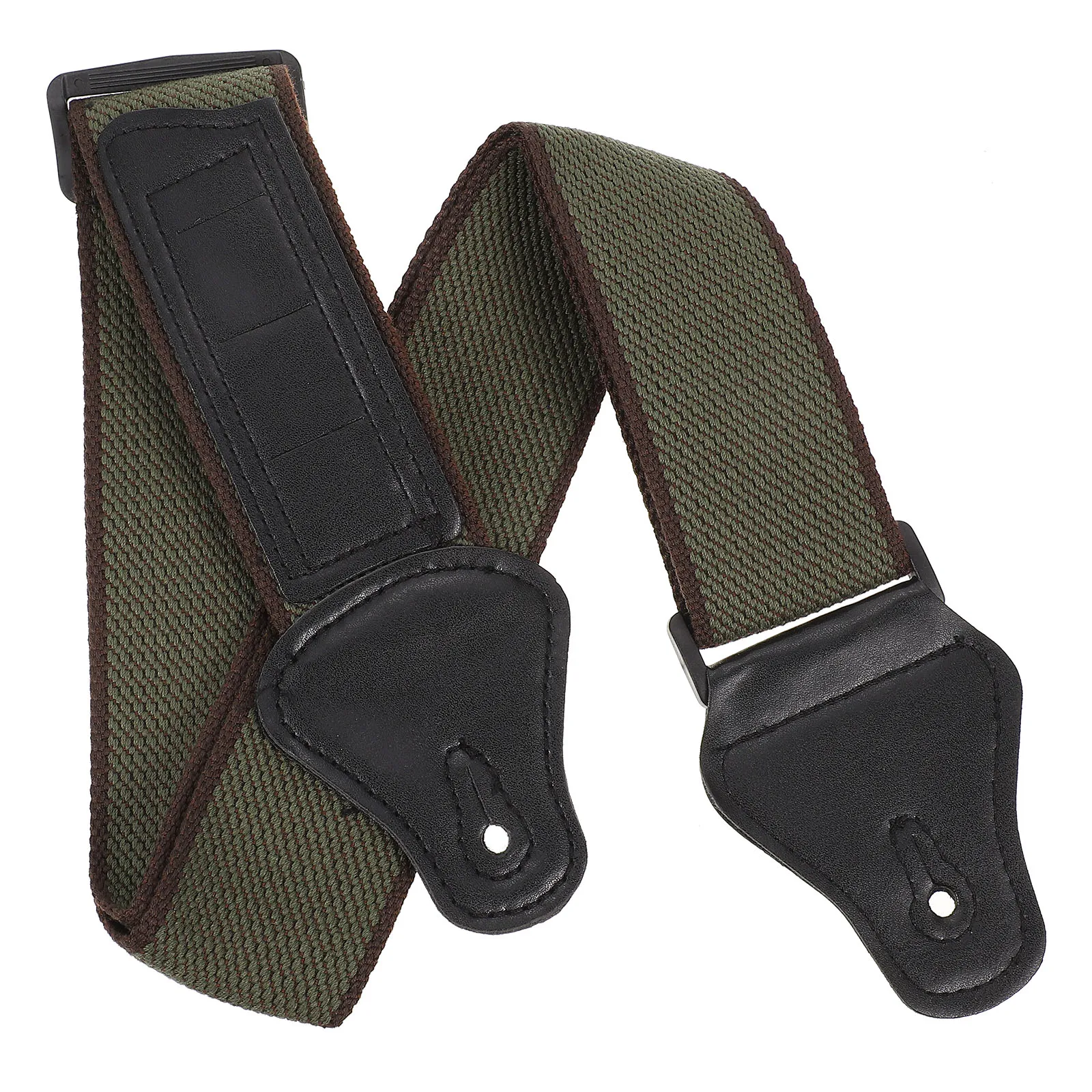 

Waist Belt Guitar Strap Sling Adjustable Cotton Green Practical Creative Replacement