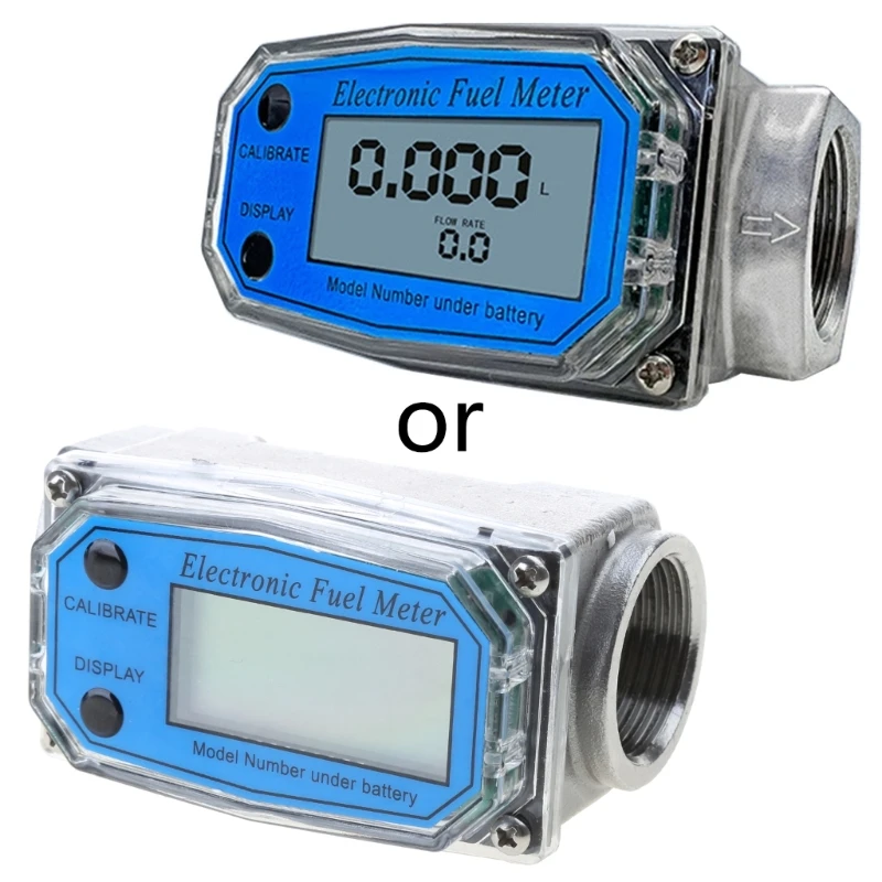 

Digital Liquid Flow Meter 1in/2in/2.5in/3in Electronic Water Flow Meter Flowmeter with LCD Display