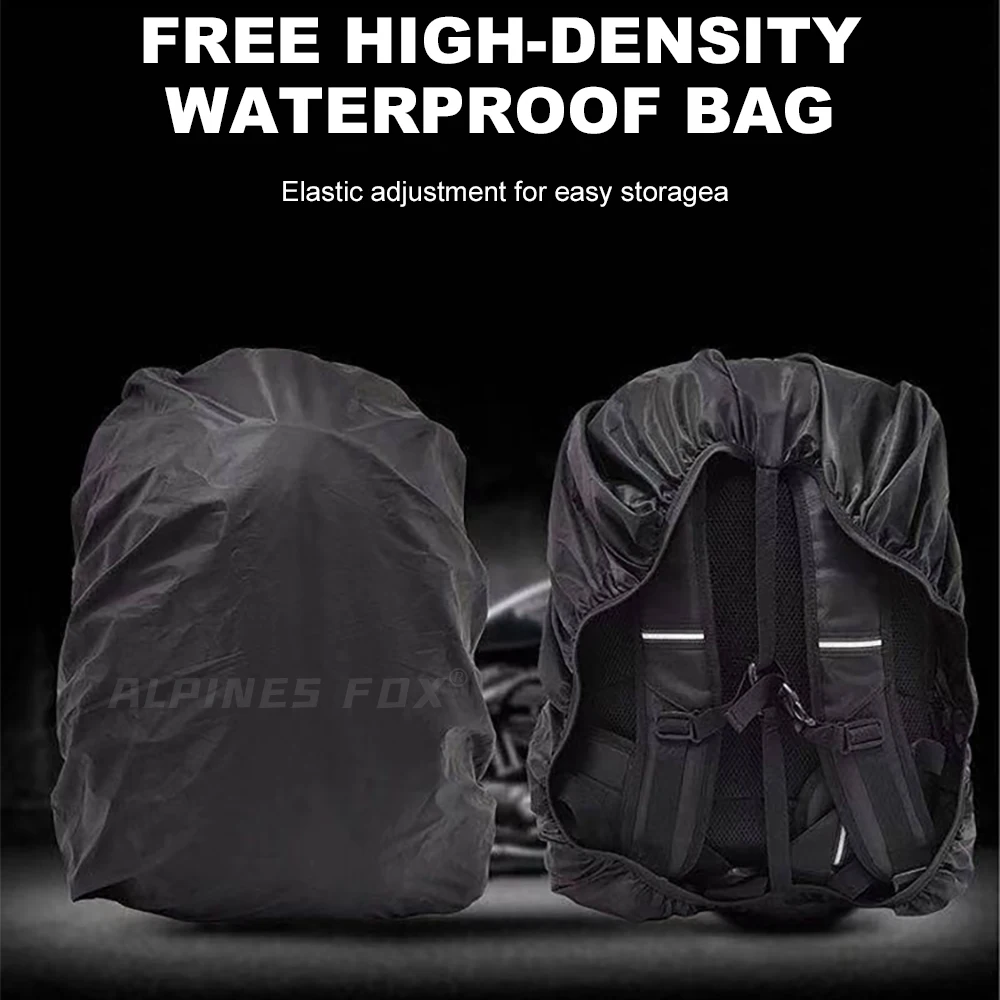 Multifunctional Motorcycle Tail Bag Waterproof Motorbike Rear Back Seat Bag Moto Helmet Travel Bag Rider Backpack