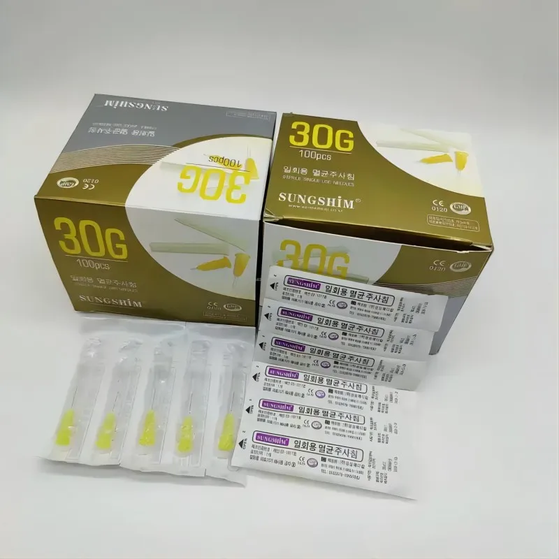 

30 г 4 мм/13 мм/25 мм безболезненные маленькие иглы корейские ультратонкие шприцы для красоты лица иглы инструменты для век