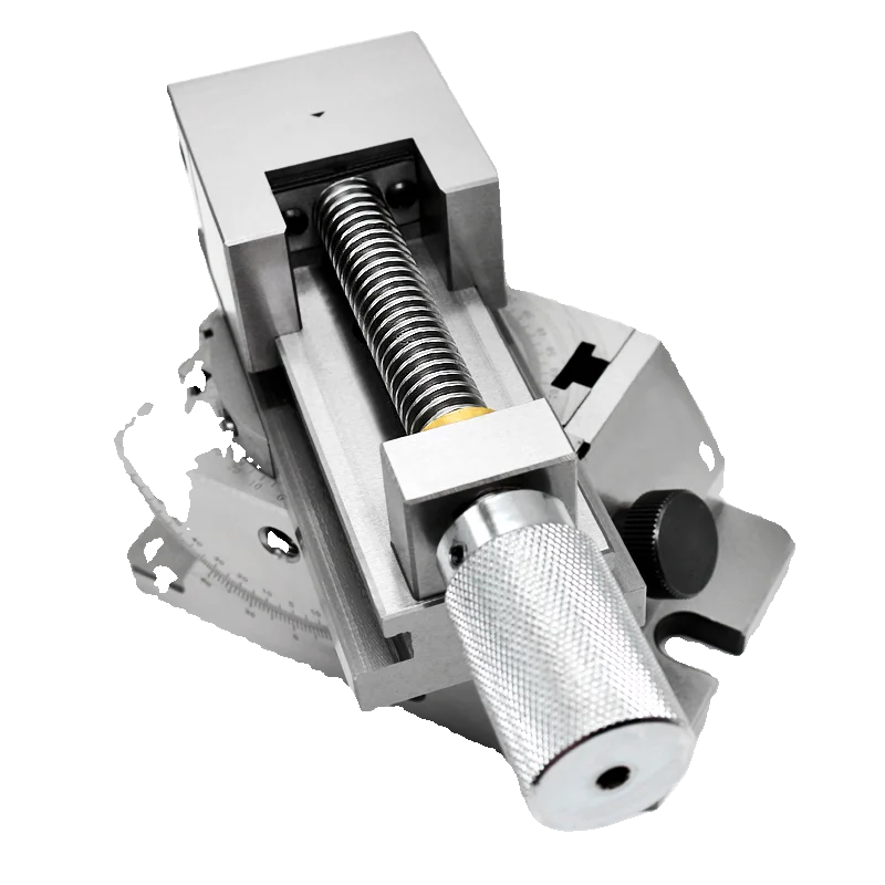 Precision Universal Angle Vise for Grinders and Milling Machines 2/3/4 Inches Manual Steel Drive