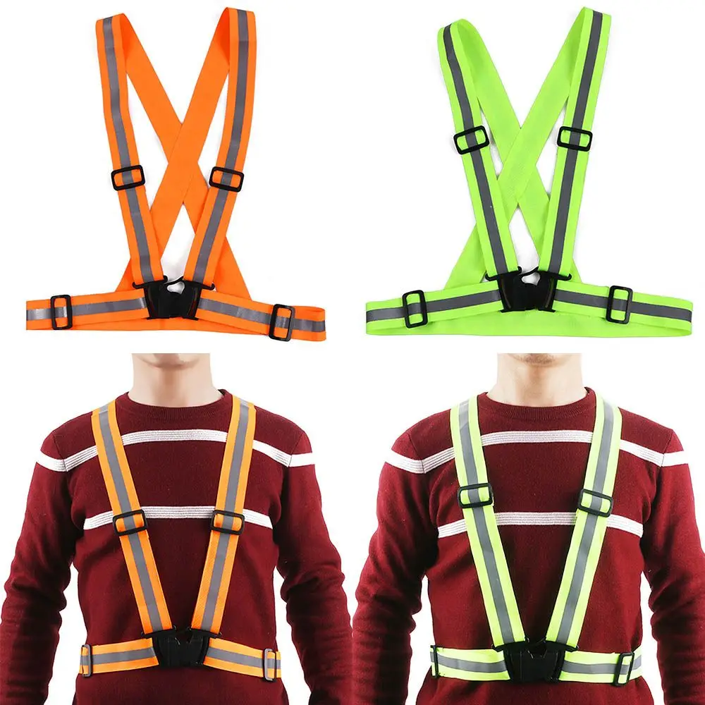 

4cm Width Useful Conspicuous Lightweight Reflective High Visibility Safety Stripes Vest