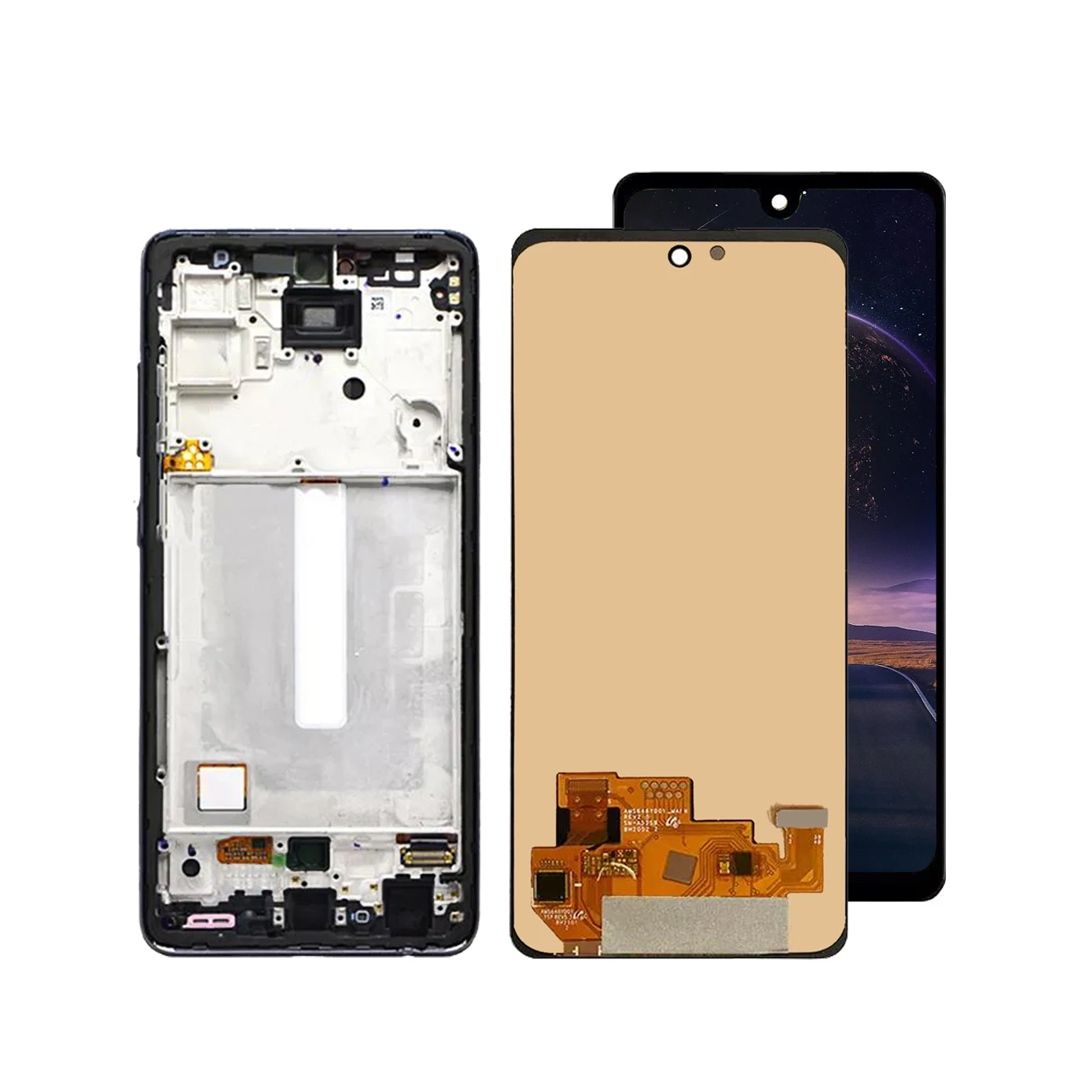 Super AMOLED For Samsung Galaxy A52 4G LCD For Samsung A525 A525F A525M Display Touch Screen With frame Digitizer Parts Assembly