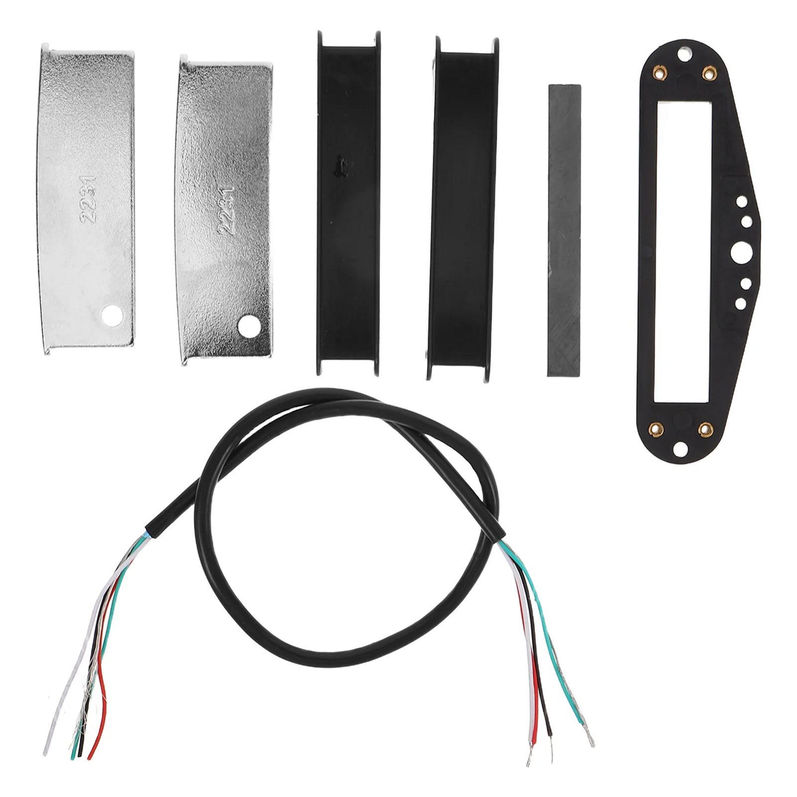 

1Set Humbucker Electric Guitar Pickup Dual Coil Black Acoustic Replacement Pickup DIY Kit Noise Reduction Guitar Instrument