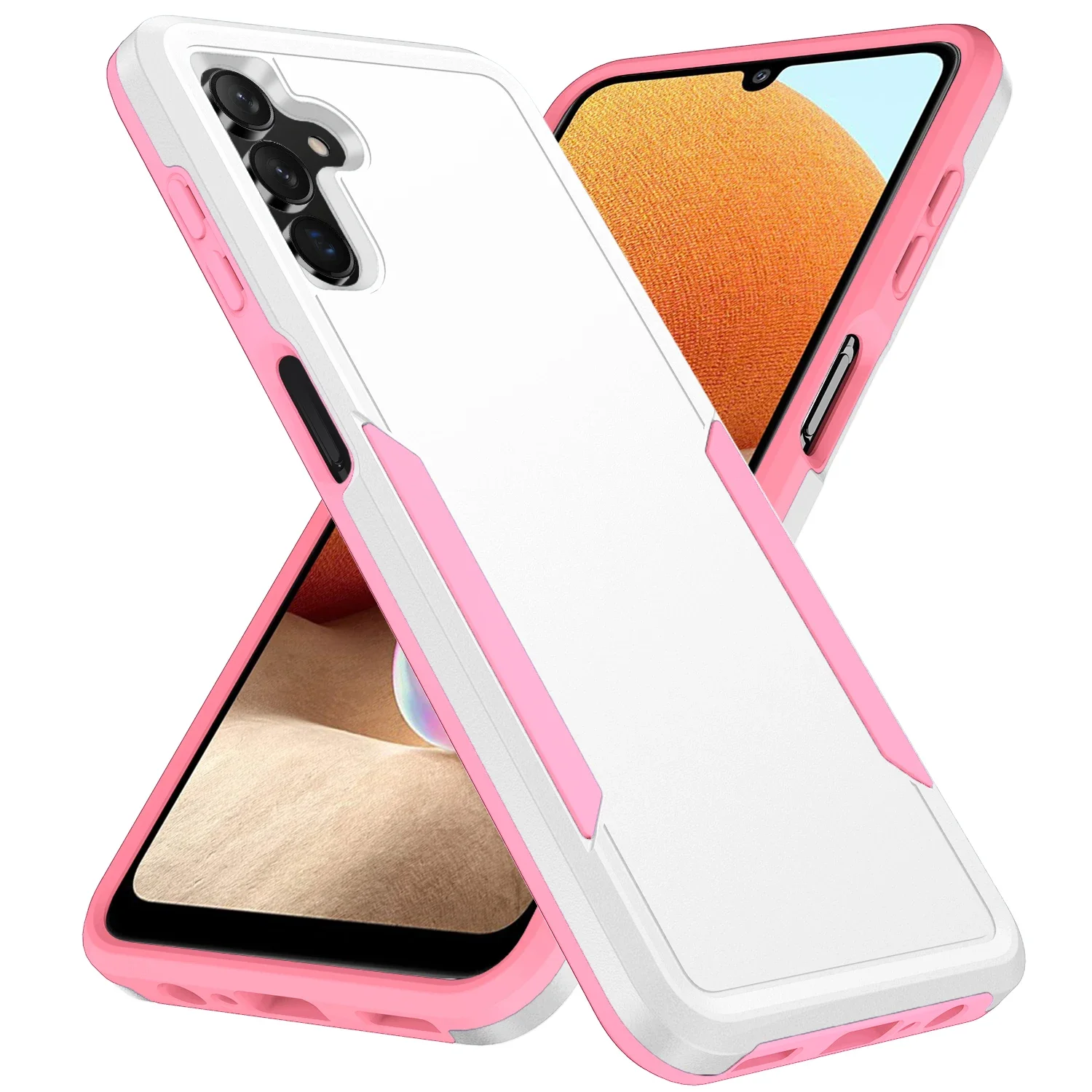 Hard Strong Fashion Armor Case for Samsung Galaxy A56 A36 A16 5G A54 A14 A55 A35 A53 A15 S24 S23 S25 Ultra S22 Plus S21 FE