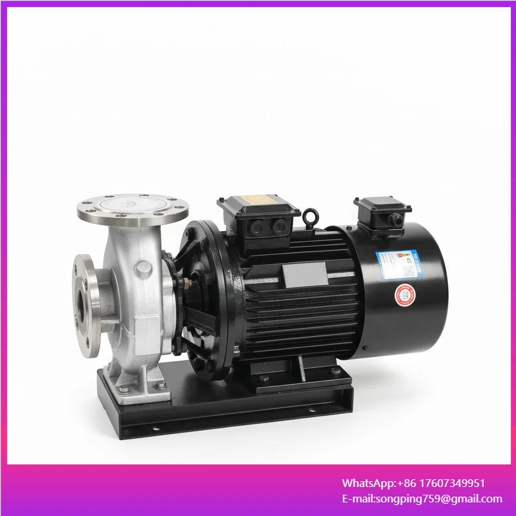 

304 Monoblock Centrifugal Water Pump MOTOR Cast Iron Pump Body for Clean Water OEM
