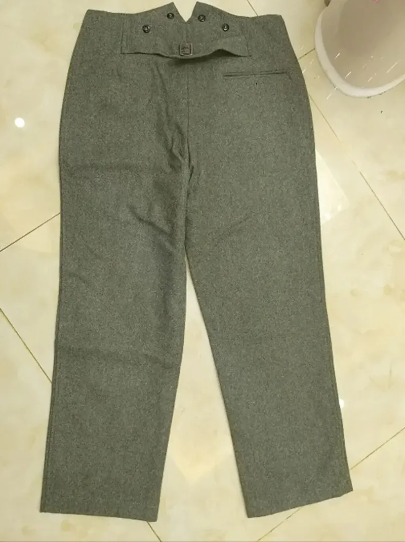 복제 코스프레 M40 WH EM 필드 울 튜닉 코트 및 바지 세트, 밀리터리 WW2 유니폼