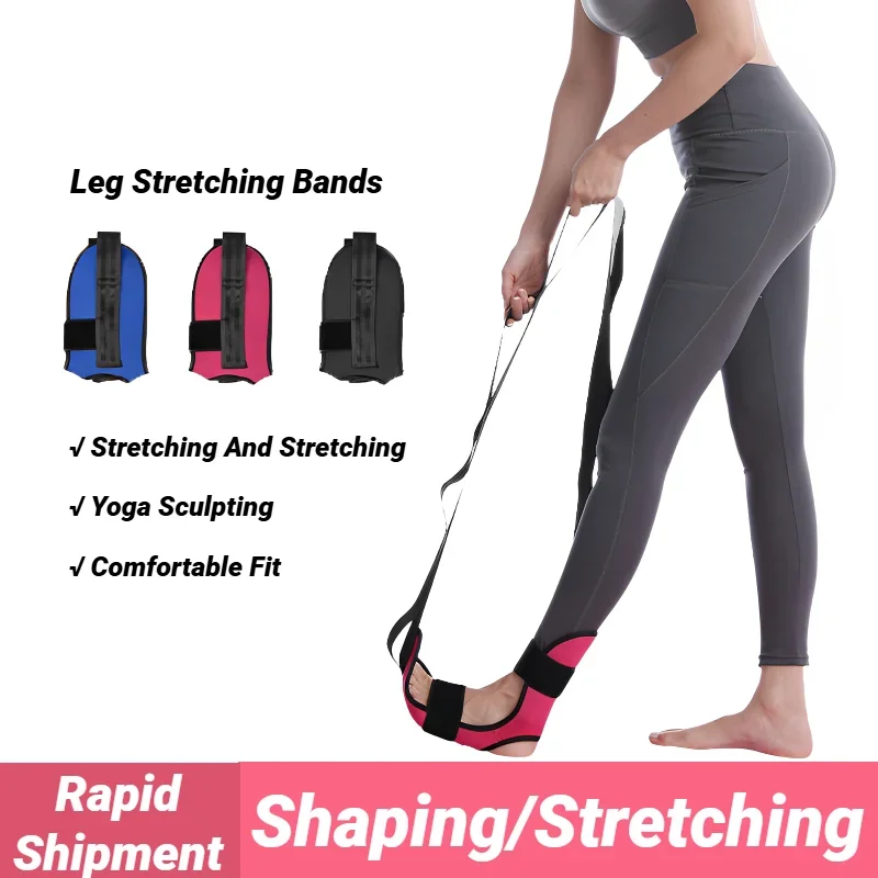 Entspannung Yoga Stretching Band Beinstrecker Flexibilitätsgurt für Rehabilitation Plantarfasziitis Bänder Stretch Knöchel