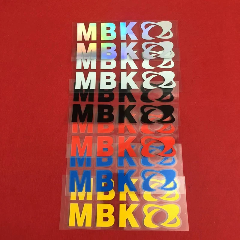 2pcs Motorcycle sticker Motorcycle modified MBK logo decorative sticker motorcycle accessories