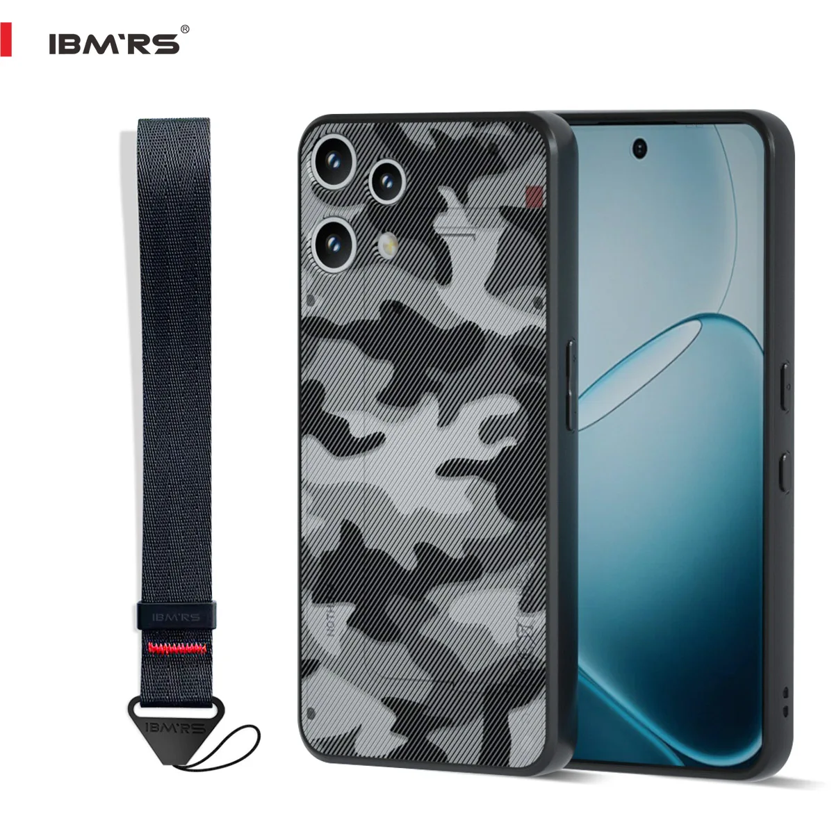 

Camouflage Case for Nothing Phone (3a) Lite, Tactical Camo Shockproof with Anti-Lost Lanyard, Ultra-Slim Heavy Duty Protection