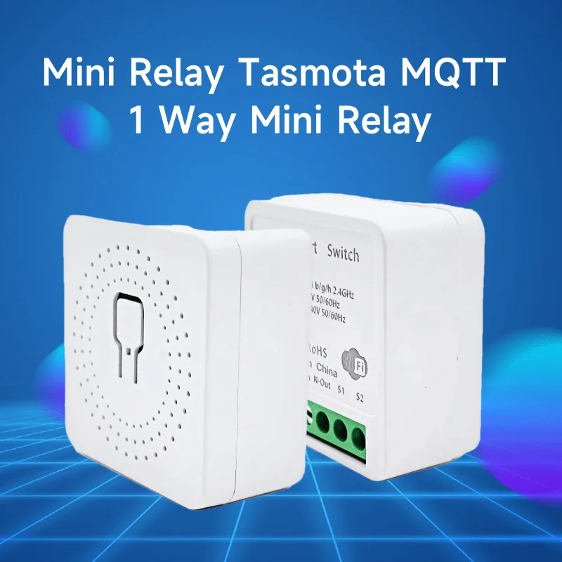 Tasmota MQTT Mini Relay ESP8285 16A Bekerja Dengan Home Assistant openHAB
