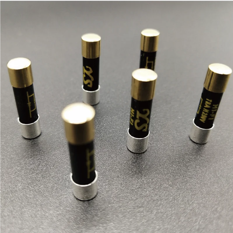 British YS  5x20mm 125mA-20A audiophile gold and silver plated nano audio fuse tube amplifier decoder gallbladder machine