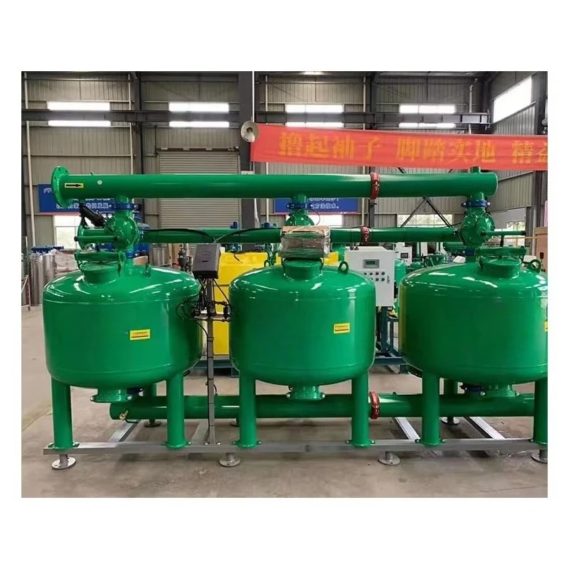 Automatic Backwashing Agricultural Irrigation Sand Water Filter Sand and Gravel Centrifugal Filter